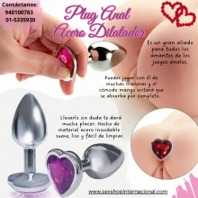 PLUG ANAL DE ACERO DILATADOR 